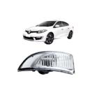 Pisca Espelho Retrovisor Cristal Lado Esquerdo Fluence e Megane 2011 a 2014