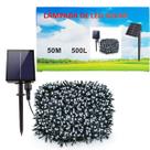 Pisca Fio De LEDs Solar 500 Lâmpadas Externa Decoração 50m