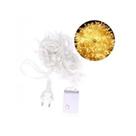 Pisca led 500l branco quente fio transp 8f 45.3m 127v foto