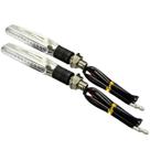 Pisca Led Twister Cb300 Fazer Hornet Xj6 Slim Prata Par
