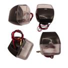 Pisca Lente Cristal Pop 100 Xlr Bros 125 150 Tornado 4 Peças