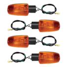 Pisca Mini Titan Fan Aero Strada Twister Cb300 Laranja 4 Peças