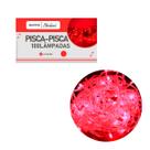 Pisca Pisca 100 Lâmpadas Vermelho 220v 8,5m Decoração Natal