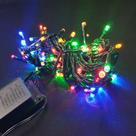 Pisca pisca 100 leds colorido fio verde