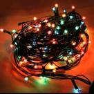 Pisca Pisca Cordão De 100 LEDs Colorido 10 Metros 127v Decoração Para Natal Luz Forte - Global
