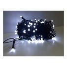 Pisca pisca de led com 100 lâmpadas branca fria fio verde de 8mt
