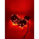 Pisca pisca led 100 lâmpadas fio verde luz vermelha e branca decoração natalina