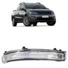 Pisca Retrovisor Saveiro 2010 2011 2012 2013 2014 2015 2016 2017 2018 2019 2020 2021 Led Cristal Lente Acrílico Acabamento Texturizado