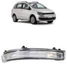 Pisca Retrovisor Spacefox 2010 2011 2012 2013 2014 2015 2016 2017 2018 2019 2020 2021 Cristal Lente Acrílico Carcaça Preta