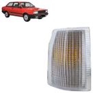 Pisca Seta Dianteira Voyage 1987 1988 1989 1990 Cristal Estriada Acrílico Cúpula Âmbar