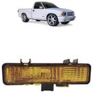 Pisca Seta Dianteiro S10 1983 1984 1985 1986 1987 1988 1989 1990 1991 1992 1993 1994 Âmbar Estriada Acrílico