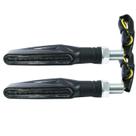 Pisca Seta Led Cbx250 Twister Fazer250 Cb300 Hornet Xj6 Fino Preto Par