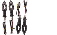 Piscas Seta De Moto Led Flecha Cristal Esportiva Universal