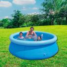 Piscina 1000L Redonda Inflável Azul Para Crianças