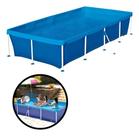 Piscina 3000 Lts Retangular Estruturada Standard Verão Mor Azul Liso