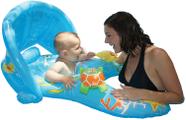 Piscina Baby Float Poolmaster Mommy and Me com guarda-sol Piscina Baby Float Poolmaster Mommy and Me com guarda-sol
