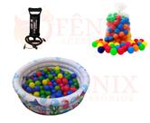 Piscina Bolinhas Infantil I100 lts nflável Peixinhos 100 bolinha e Bomba