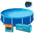 Piscina com Armação e Capa 5.500 Litros 0,77 x 3 x 3 Metros MOR Piscina com Armação e Capa 5.500 Litros 0,77 x 3 x 3 Metros MOR