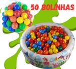Piscina Com Bolinha Infantil 100 Litros Peixinhos Com 50 Bolinhas Meninos Meninas Toca Bebê