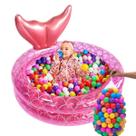 Piscina Com Bolinha Infantil Inflável Sereia Criança 85L