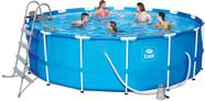 Piscina de Armação 16.000 Litros + Cobertura + Lona + Escada + Filtro 220V Bel Piscina de Armação 16.000 Litros + Cobertura + Lona + Escada + Filtro 220V Bel