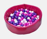 Piscina de Bolinha Espumada Pink / Azul / Laranja com 100 bolinhas Piscina de Bolinha Espumada Pink / Azul / Laranja com 100 bolinhas