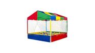 Piscina de bolinhas 1,50 x 1,50 super resistente e divertida - Fabricada com materiais de extrema qualidade - Perfeito p