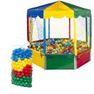 Piscina de Bolinhas Colorida Oitavada Nacional Premium 2,00m + 500 Bolinhas