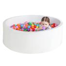 Piscina de Bolinhas de Espuma TRENDBOX Extra Grande para Bebês 120 cm Branca