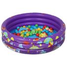 Piscina de Bolinhas Infantil +2 Anos com 4 Acessórios Galáxia 101 Litros Inflável Bel