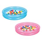 Piscina de Bolinhas Inflável Infantil 25 bolas 120 Litros Jilong