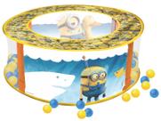 Piscina de Bolinhas Minions com 100 Bolinhas Coloridas