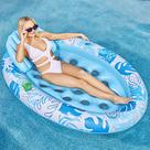Piscina de bronzeamento inflável Floats Sloosh Oval Tanning Float Lounger