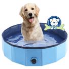 Piscina dobrável para cães Eooqi 32x20cm azul