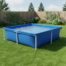 Piscina Estrutural 2000 Litros Mor Azul Infantil Crianças Verao Grande Retangular