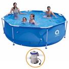 Piscina Estrutural Armação 4383 Litros + Bomba Filtro 110v Avenli Jilong Piscina Estrutural Armação 4383 Litros + Bomba Filtro 110v Avenli Jilong