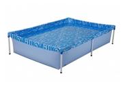 Piscina Estrutural Azul Montável 1000l Retangular Mor