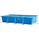 Piscina Estrutural Retangular Litros Pvc Armação Intex
