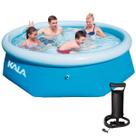 Piscina Gigante 2300L Inflável Redonda Reforçada C/ Bomba Ar Piscina Gigante 2300L Inflável Redonda Reforçada C/ Bomba Ar