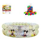 Piscina Infantil 70 Litros 75x22cm Mickey Com 50 Bolinhas