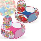 Piscina Infantil com Cesta de Basquete Retrátil 90cm cor:rosa
