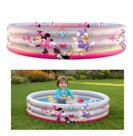 Piscina Infantil Inflável Minnie Etitoys 130 Litros Redonda Rosa