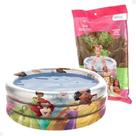 Piscina Infantil Inflável Princesa Disney 100 Litros 86x20cm