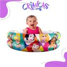 Piscina Infantil Inflável Princesas Disney 37 Litros Etitoys