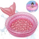 Piscina Infantil Inflável Redonda Bebê Menina Sereia 85L Rosa