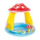 Piscina infantil intex cogumelo 45l c/ cobertura proteção uv