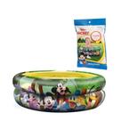 Piscina Infantil Personagens 21 Litros Inflável Mickey Etitoys