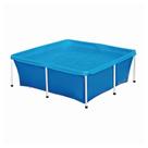 Piscina Infantil Quadrada Estrutural PVC 2000 Litros - Mor Piscina Infantil Quadrada Estrutural PVC 2000 Litros - Mor