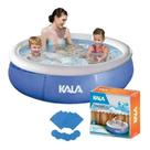 Piscina Inflável 1000 Litros Com Borda Redonda Fast Set Fácil Montagem Kala Azul 1.68m x 51cm Piscina Inflável 1000 Litros Com Borda Redonda Fast Set Fácil Montagem Kala Azul 1.68m x 51cm
