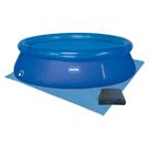 Piscina Inflável 1900 Litros Redonda Capa e Forro Mor Piscina Inflável 1900 Litros Redonda Capa e Forro Mor